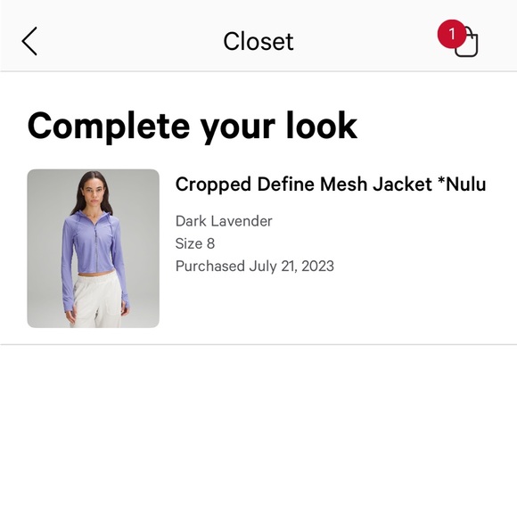LuluLemon Dark Lavender - Picture 2 of 2